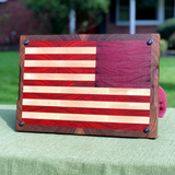The American Flag: End-Grain Cutting Board - Global Sawdust