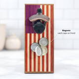 The American Flag: Bottle Opener - Global Sawdust