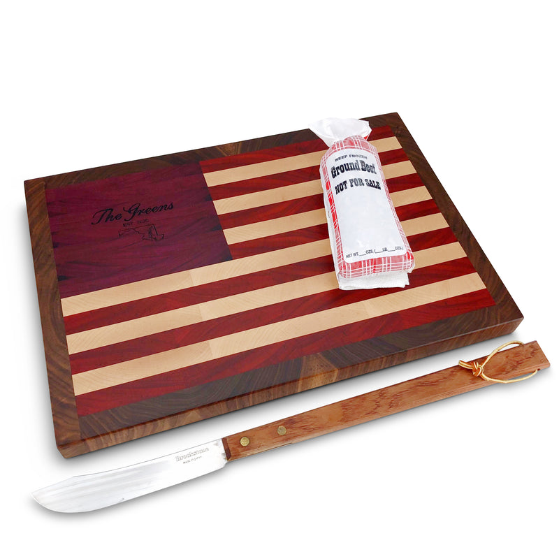 The American Flag: Cutting Board - Global Sawdust