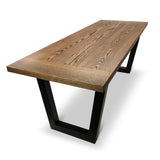 The Home Office Desk: Modern Steel Legs - Global Sawdust