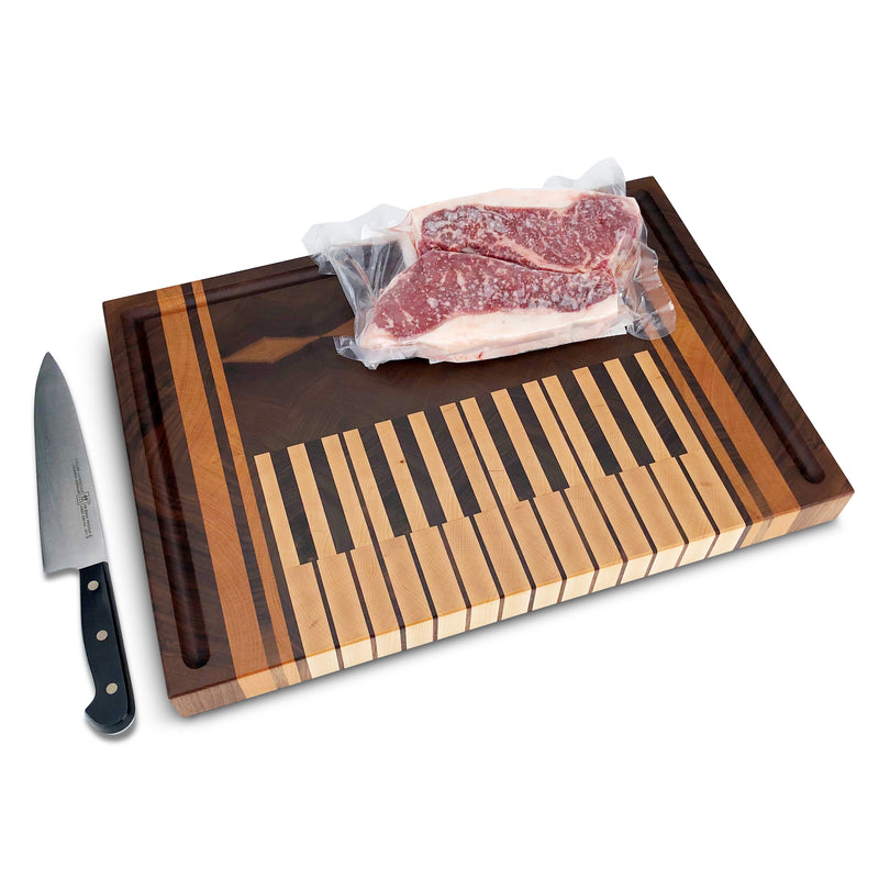 The Piano: End-Grain Cutting Board - Global Sawdust