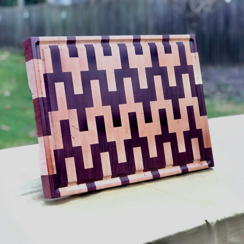 The Purple Maze: Cutting Board - Global Sawdust