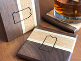 Walnut Pack: Set of Four Coasters - Global Sawdust